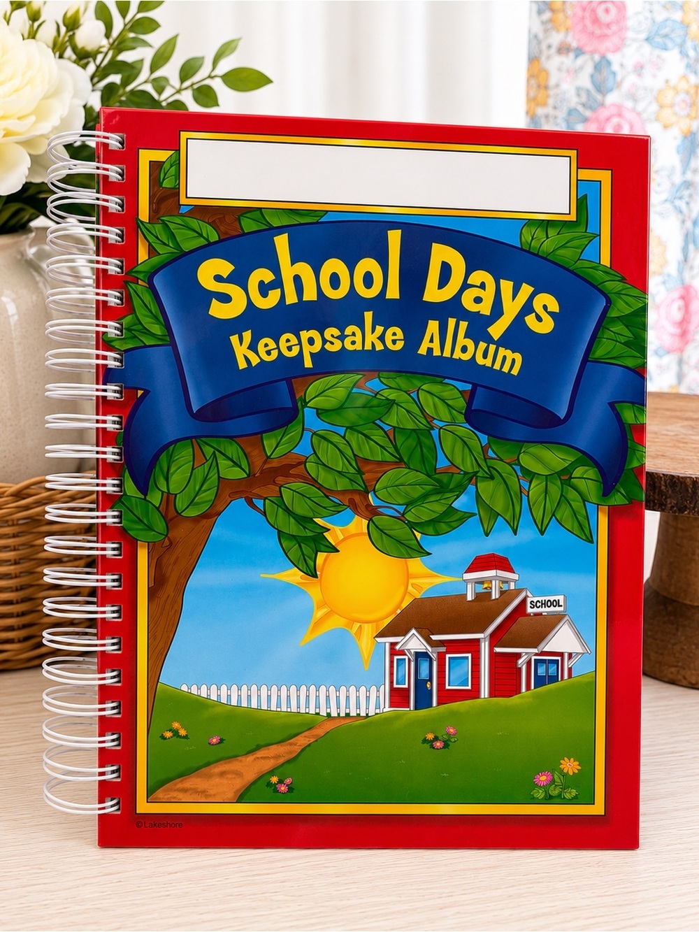 New School Keepsake Album Preschool - 12th Grade School Days Keepsake Album Red